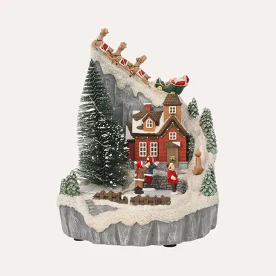 Produktbild von KEYHOMESTORE | Weihnachts-Bergmobile – H 26 x B 20 x T 18 cm