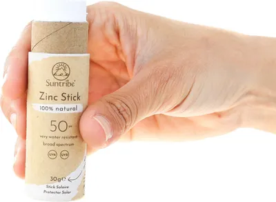 Produktbild von Suntribe Zink-Sonnencreme Stick SPF 50 Weiß 30 g