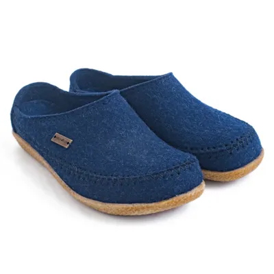 Obrázek produktu pro Haflinger boty dámské pánské pantofle pantofle vlněné Blizzard Credo 718001, velikost:44 EU, barva:Blue