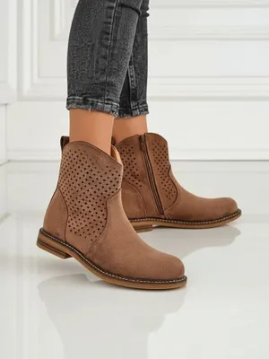 Produktbild von Royalfashion Damen Stiefeletten mit Ajourmuster Toffas, Größe 39