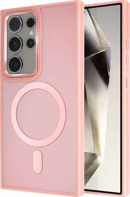 Produktbild von Avizar, MagSafe Hülle für Samsung Galaxy S24 Ultra Frost Color, Rosa