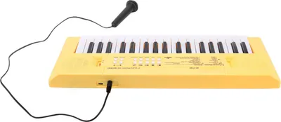 Immagine prodotto di Pianoforte elettronico, tastiera, bambini, 37 tasti, strumento didattico, giocattolo con microfono, giallo