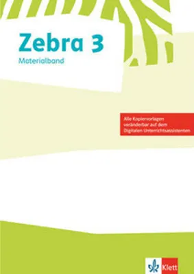 Produktbild von Zebra 3. Materialband zum Verbrauchsmaterial und zur Ausleihvariante Klasse 3
