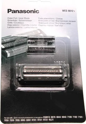 Produktbild von Panasonic WES9012Y1361, 2 Kopf/Köpfe, Schwarz, ES-RT81 ES-RL21 ES6002 ES6003 ES7036 ES7038 ES7058 ES7101 ES7102 ES7109 ES8043 ES8044 ES8078 ES8813, 170 mm, 97 mm, 20 mm