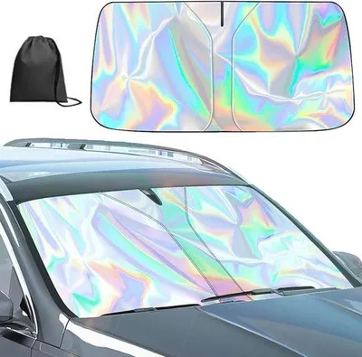 Produktbild von Famanu Auto-Sonnenschutz Faltbar - UV-beständig, Hitzeschutz (140 x 70 cm)