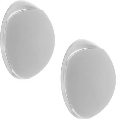 Produktbild von WAGNER Türstopper SCREW OR GLUE / Schrauben oder Kleben 2tlg. - Ø 20 x 8 mm, Metall Edelstahloptik, Kautschuk grau - 15512402