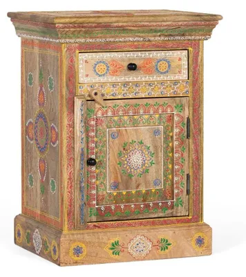 Zdjęcie produktu dla Stolik nocny Osaka z drewna mango, 60 cm x 45 cm x 34 cm Giner y Colomer