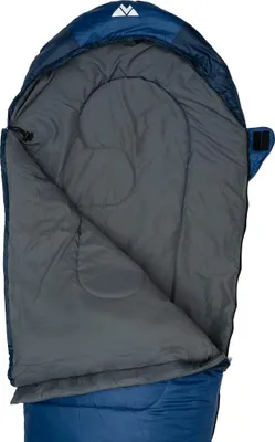 Obrázek produktu pro Turistický spací pytel Volven Traveller 220 x 80 cm, modrý, pravý