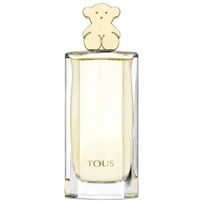A clear, front-facing studio shot of a perfume bottle.