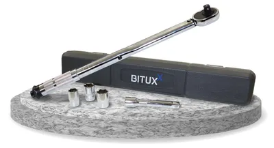 Produktbild von Bituxx Drehmomentschlüssel Set 5tlg, Felgennüsse, Verlängerung Schwarz MS-15208