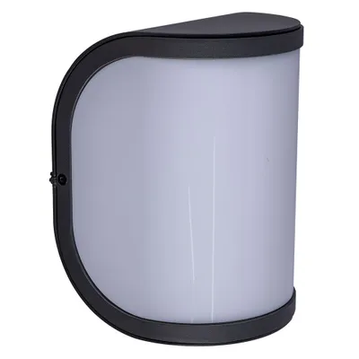 Produktbild von Außen Wandleuchte, Alu, anthrazit, Opal, H 20 cm