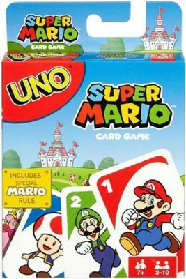 Produktbild von Kartenspiele UNO Super Mario Mattel DRD00