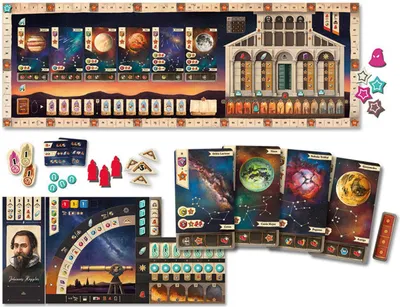 Produktbild von Galileo Galilei Strategiespiel Brettspiel für 1-4 Spieler, Spieldauer ca. 90 Min.