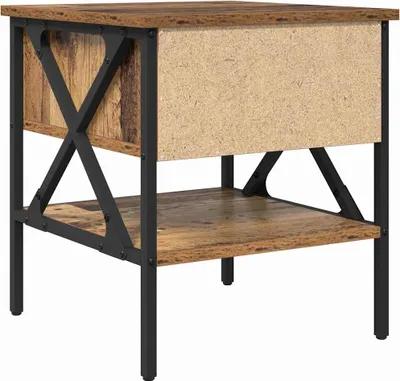 Obrázok produktu pre Nočný stolík so zásuvkou Staré drevo 40 x 42 x 45 cm