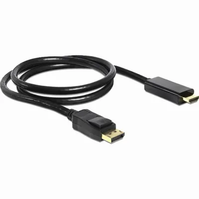 Produktbild von DisplayPort 1.2 > HDMI (ST-ST) 2m Adapterkabel 4K Schwarz