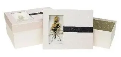 Obrázok produktu pre Darčeková krabička, 2 ks, béžová, ROZETTE