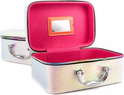 Produktbild von Kosmetikkoffer Set 3-teilig Make-up Organizer Reisekoffer mit Spiegel Elegant