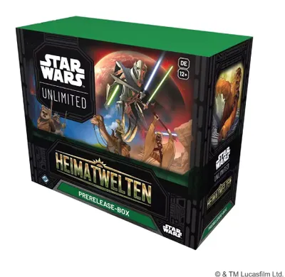 Produktbild von Star Wars Unlimited Heimatwelten Prerelease-Box (Deutsch)