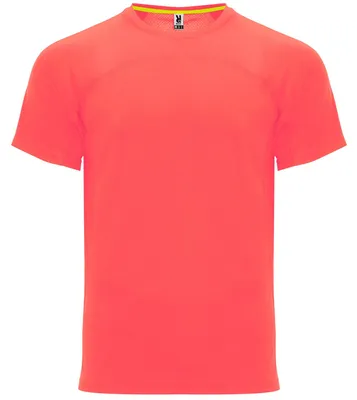 Image de Roly Sport - T-shirt « Monaco » pour homme LT3471 (L) (corail fluorescent)