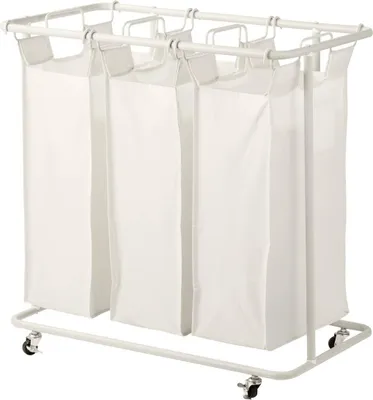 Produktbild von Linea wäschekorb mit rädern 47,7l beige 79x44,8x79,4 cm - 5 five simply smart