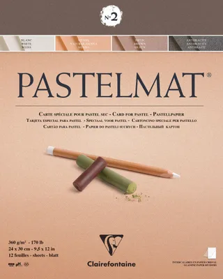 Zdjęcie produktu dla Clairefontaine 3329680960075, Papier artystyczny, 360 g/m², 12 ark.