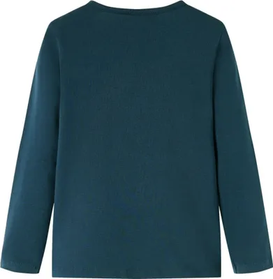 Immagine prodotto di vidaXL Camicia a maniche lunghe per bambini verde scuro 116