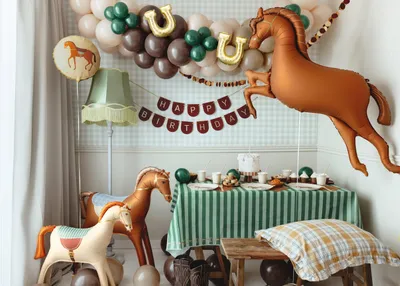 Zdjęcie produktu dla PartyDeco FB279, Zabawka - balon, Folia, Brązowy, Monochromatyczny, Uniwersalne, Zwierzęta
