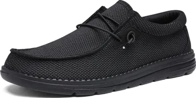 Produktbild von Bruno Marc Herren Mokassins Flache Slipper Slip on Loafer Weich Comfort Klassische Schuhe,Farbe:SCHWARZ,Größe:41.5