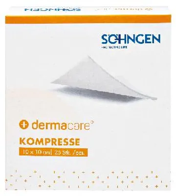 Produktbild von DermaCare® Kompresse 10x10 cm Verpackungseinheit 25 St. | Packung (25 Stück)