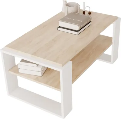 Produktbild von raumhirsch Couchtisch Kaja96 modern & stabil fürs Wohnzimmer aus Holzwerkstoff
