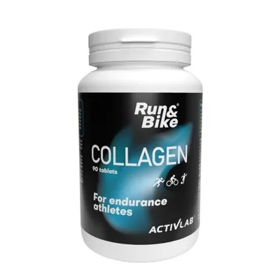 Produktbild von Activlab Run&Bike Collagen 90 Tabletten, 2400 mg Kollagen, Hyaluronsäure, Vitamin C, Gelenke