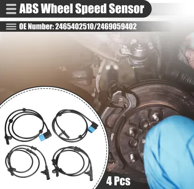 Image de Capteur ABS avant arrière gauche droite, pour Mercedes-Benz CLA45, 4 pièces