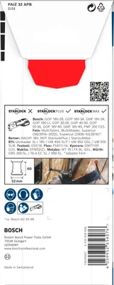 Image de BOSCH 2608669128 BOSCH PRO PAIZ 32 APB Tauchsägeblatt