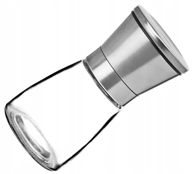 Produktbild von Galicja Gewürzmühle Glas Edelstahl manuell Gewürzmühle