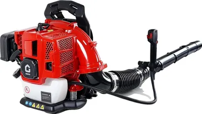 Zdjęcie produktu dla Dmuchawa do liści, silnik 52CC, prędkość powietrza 270 MPH, czerwona