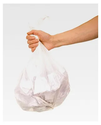 Produktbild von Müllbeutel DEISS PLUS weiß 30 L, 50 Stück