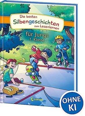 Immagine prodotto di Die besten Silbengeschichten zum Lesenlernen für Jungs 1. Klasse