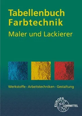 Produktbild von Tabellenbuch Farbtechnik Maler und Lackierer
