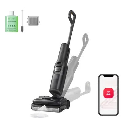 Produktbild von Roborock F25 ACE Pro Nass Trockensauger, 25000Pa, JetFoaming gegen Flecken, Anti-Haar-Verwicklung, 180° Flach-Design, Heißwasser-Selbstreinigung