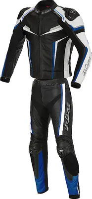 Produktbild von Büse Lederkombi Mille 2tlg. schwarz / blau Herren 50