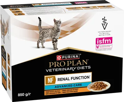 Image de Pro Plan Veterinary Diets Feline NF Advanced Care saumon 10 × 85 g