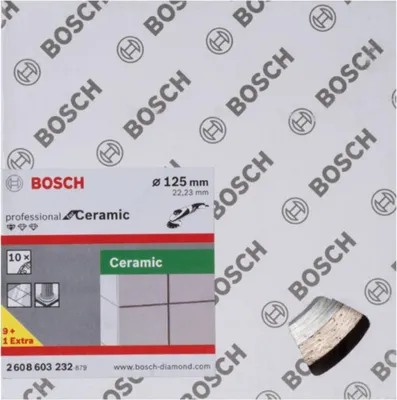 Produktbild von Ceramic Trennscheibe, 125 x 7 mm, Bohrung 22,23 mm, 10-tlg.