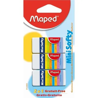 Immagine prodotto di 3 gomme MAPED Mini Softy