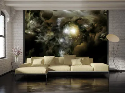 Produktbild von Vlies Fototapete 400x280 cm Tapeten Wandtapete XXL Kosmos Galaxie n-A-0027-a-b