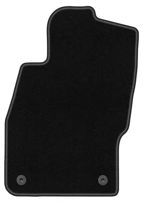 Produktbild von Fahrermatte Velours für Opel Corsa E 2015-2020 (Schrägheck) – 1-tlg, Schwarz, passgenau – Wielganizator BASIC