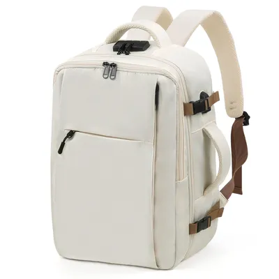 Produktbild von 31L Reiserucksack Ryanair Handgepäck Rucksack mit USB Ladeanschluss, 16 Zoll Laptopfach, Schulrucksack, Reiserucksack für Herren Damen
