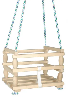 Productafbeelding van De babyschommel van hout