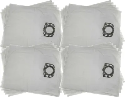 Produktbild von vhbw 20x Staubbeutel kompatibel mit Kärcher KA 40, KWD 1, MV 3, KWD 2, SE 4002, KWD 3 Serie, MV 2, SE 4001 Staubsauger - 53cm x 44cm Weiß