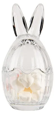 Image de Clayre & Eef Pot en verre Œuf Ø 6x11 cm Verre transparent