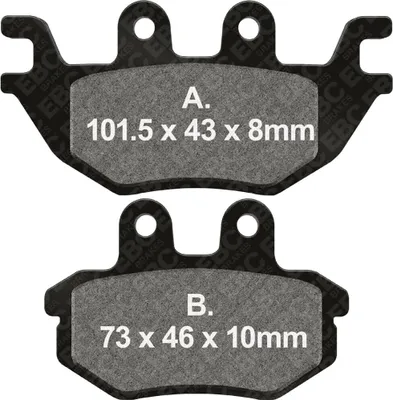 Immagine prodotto di Pastiglie freno EBC R FA686 mescola sinterizzata per Kawasaki KAF 1000